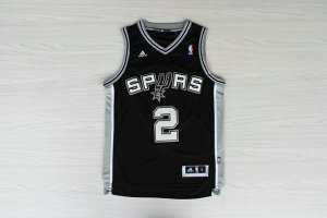 Maillot De Basket San Antonio Spurs Kawhi Leonard 2 Tissus Sportif Fans Edition Noir